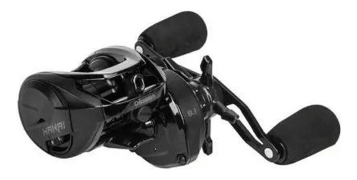 Carretilha Okuma Hakai Hdt100x-a 8.1:1 Drag 9Kg Direita Cor Preto 7 Rolamentos Profissional