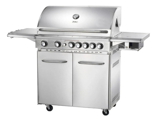 Parrilla A Gas Licuado Fdv Smart 7 Quemadores Acero Inox
