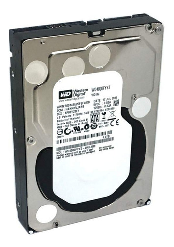 Western Digital Re 4tb 7200rpm 64mb Cache Sata 6.0gb/s 3.5  