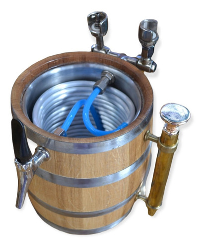 Chopera Para Cerveza 2 Botellas O Barril Serpentina Portatil