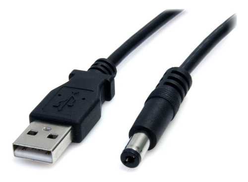 Startech Cable Adaptador 2m Usb A Coaxial Barrel Usb2typem2m