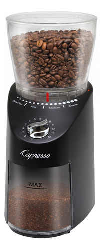 Capresso Infinity Plus - Molinillo Cónico Negro