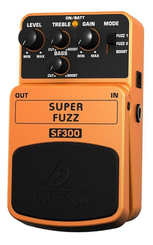 Pedal Behringer Sf300 Naranja Super Fuzz