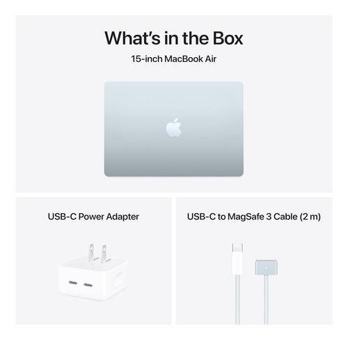 Apple Macbook Air 15.3 - 2025 - Chip M4 - La Ultima - Stock Celeste