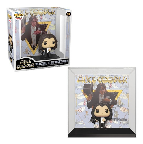 Boneco Musical Alice Cooper Álbum Cover 34 Funko Pop