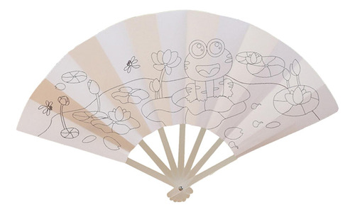 El Regalo Para Mamá Conjunto De 2 Ventiladores De Bambu