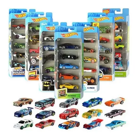 5 Carrinhos Hot Wheels Original Colecionar Mattel Corrida