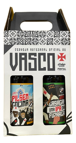 Kit Presente Vasco 2 Garrafas - Pilsen E Ipa 500ml