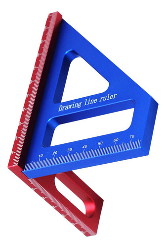 Regla De Medición Para Carpintería, Trazador Triangular De 4