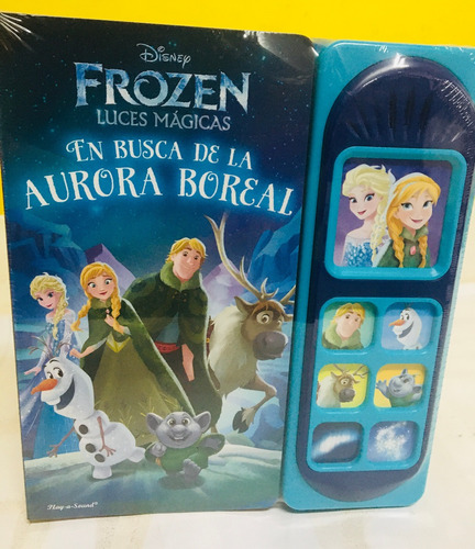 Libro Disney Frozen En Busca De La Aurora Boreal 