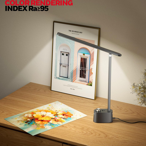 Lámpara De Computadora Led Mejorada Plegable Con Usb Regulab