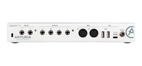Placa Interfaz De Audio Arturia Minifuse 4 White Color Blanco