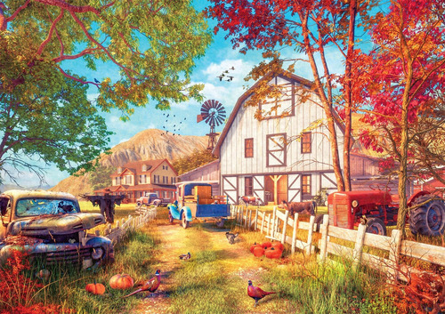 Buffalo Games - Country Life - Autumn Farmlands - 500 Pie...