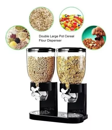 Venta online de DISPENSADOR CEREALES 2X1.5L+BARRA 4CM - 11971