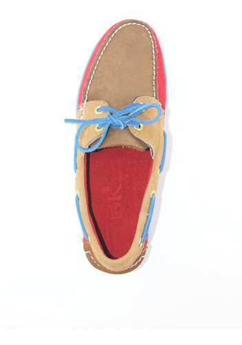 Zapatos Nauticos Mocasines Peskdores Honey Red Hr0004