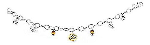 Enchanted Fine Jewelry Pulsera Oro Amarillo 14 Quilates Sobr