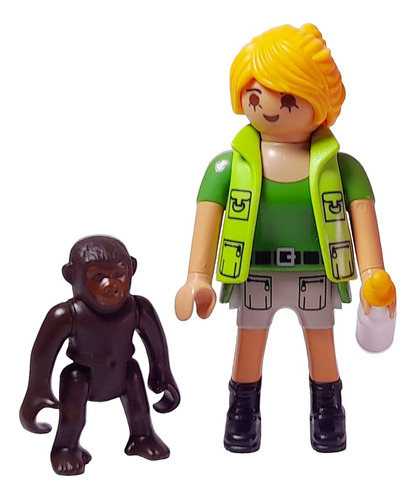 Playmobil Cuidadora Zoo Con Gorila *3564 Tienda Playmomo