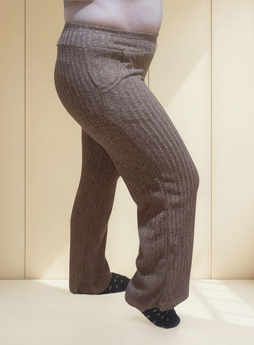 Pantalòn Palazzo De Lanilla Morley Con Bolsillos