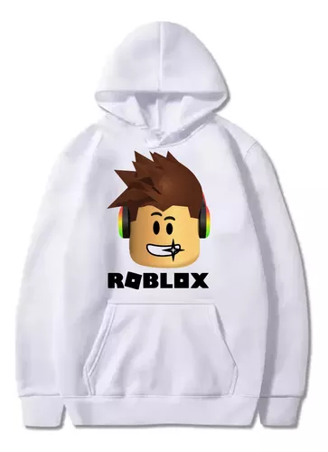 Moletom Canguru Roblox Jogos Blusa de Frio com Capuz e Bolso