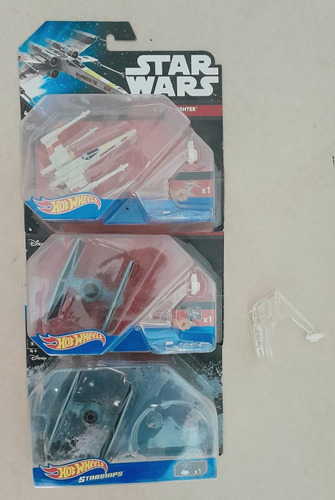 J104 X-wing Tie Starfighter Lote 3pzs Hot Wheels Star Wars