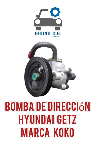 Bomba Dirección Hidráulica Hyundai Getz 