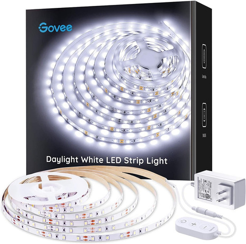 Govee - Tira De Luces Led De Color Blanco (6500 K, 9.8 ft, 