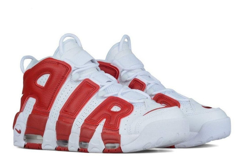 Tenis Nike Air More Uptempo 414962 100 Rojo Originales Talla 26mx 8us