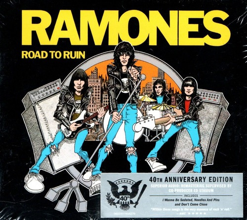 40 aniversario de Cd Ramones Road To Ruin Lacrado Br 2018