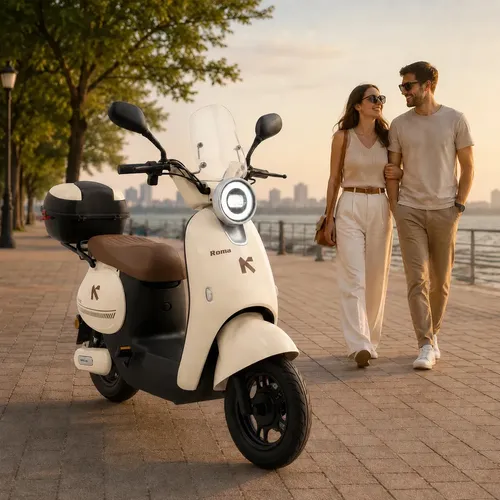 Bicicleta Elétrica Scooter 1000w Bateria De Lítio 20ah Autonomia +50km Alarme Tag Nfc Sem Cnh Sem Emplacamento Kallo Roma