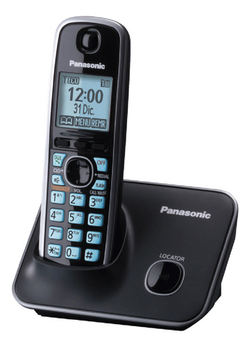 Teléfono Inalámbrico Panasonic Kx-tg4111meb Color Negro