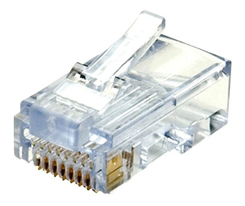 Imagen 1 de 2 de Conector Rj45 Cat6 100u Wireplus