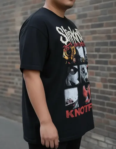 Camiseta Slipknot Banda De Rock Festival Knotfest Plus Size