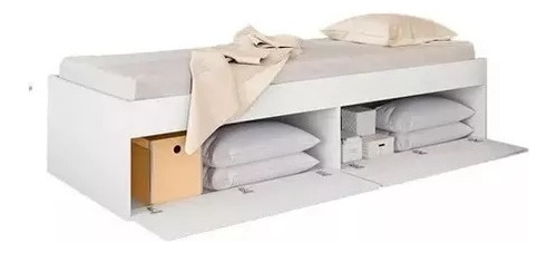 Cama 1 Plaza, Baúl 4 Puertas Ropero Dormitorio, Box, Sommier