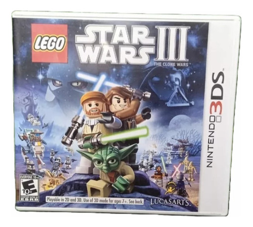 Lego Star Wars 3 The Clone Wars Nintendo 3ds Completo