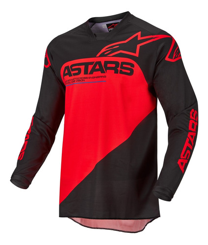 Jersey Para Motocross Racer Supermatic Ngo/roj