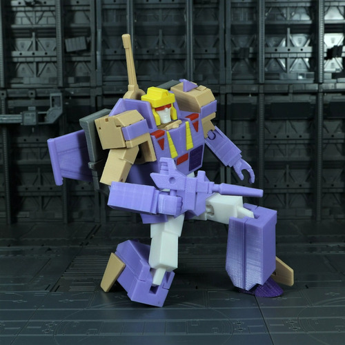 Transformers - Blitzwing G1 - Articulado - 3d.proyectando