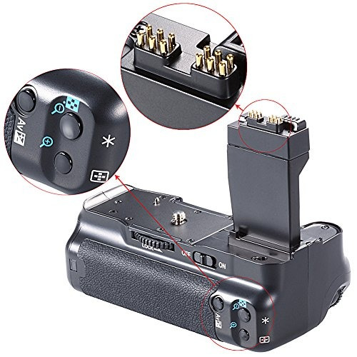 Nuevo Repuesto De Empuñadura De Batería Bg E8 Para Canon 550