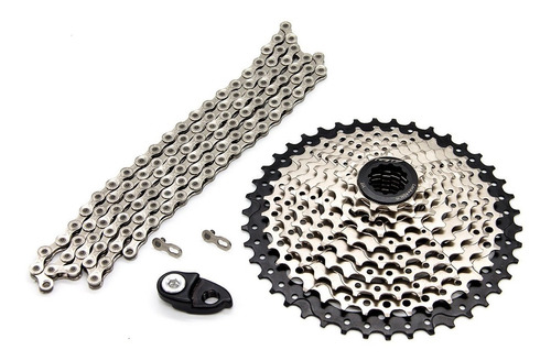 Combo Pacha Cassette Gw 9vel 11-42 + Cadenilla Gw + Uña  Mtb