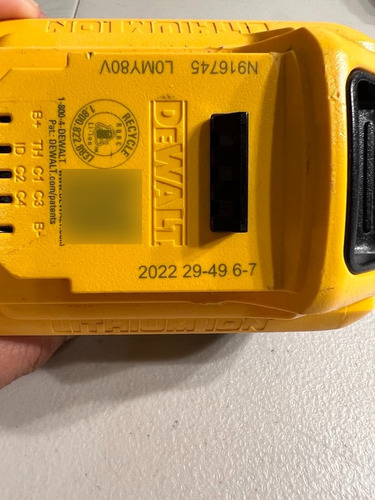Dewalt Xr Dcb206 Bateria 6ah De 20v Max (Usado)