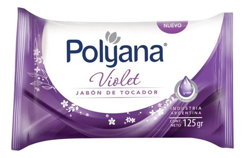 Jabón De Tocador Polyana Violet 125 Gramos (cod 6178)