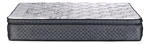 Colchón De Resortes Suavestar Perseus King 180x200x31 Chol Blanco/gris
