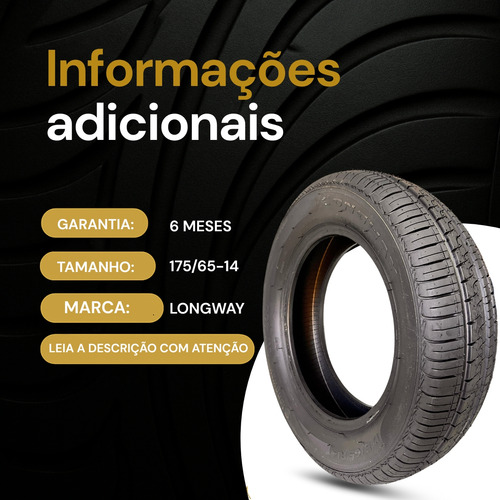 Pneu 175/65r14 Longway Novo Palio Gol Uno Siena Ka