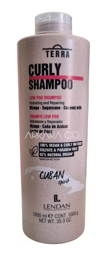 Lendan Curly Shampoo 1lt + Tratamiento Reparador Co-wash 1lt