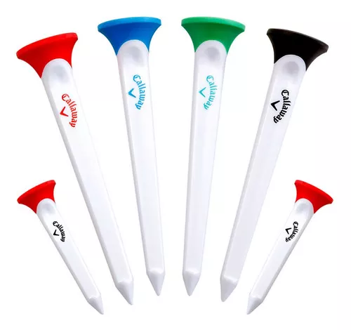 Pride Evolution Plastic PTS 2-3/4 Pack of 30 Golf Tees - blanco