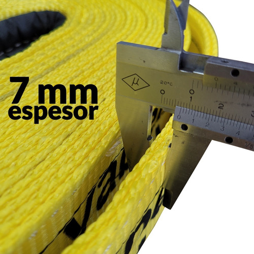 Combo Eslinga Rescate Remolque Grande Auto 4x4 5 Mts 10000kg