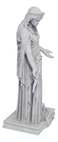 Estátua Medeia Mitologia Grega Estatueta Cor Cor Mármore