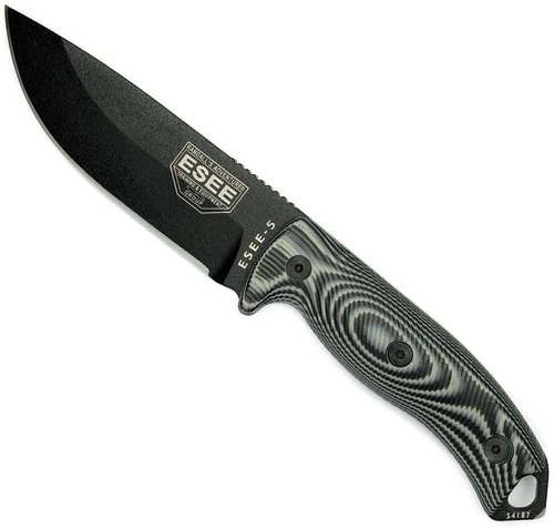 Cuchillo De Hoja Fija Esee- 5 / Acero Al Carbono 1095