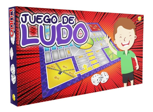 Imagen 2 de 5 de Ludo Clasico Juego De Mesa Familiar Yuyu Original Niños +4