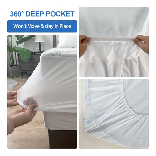 Protector De Colchón Impermeable Blissful Touch - King