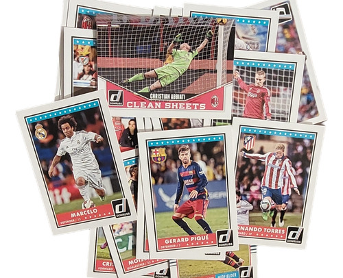 Lote De 20 Cartas Donruss Soccer 2015 Panini